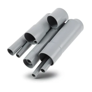 مواسير UPVC مقاس 1 إنش سمك 1.52 مم لون رمادي