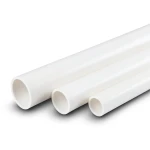 أنابيب UPVC جدول 40 مقاس 3.5 إنش سمك 5.74 مم لون أبيض