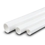 أنابيب UPVC جدول 40 مقاس 5 إنش سمك 6.55 مم أبيض