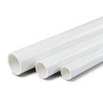 مواسير UPVC جدول 80 قطر خارجي 21.34 مم سمك 3.73 مم أبيض