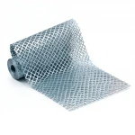 Galvanized Steel Expanded Metal Mesh  [Mazyoon] Thickness 3 mm Width 1.22 M Length 7 meter | Bait Al Tatawor Factory