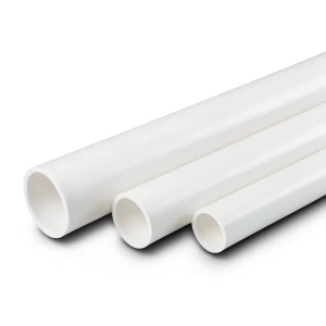 UPVC Pipes Schedule 40 Size 5 inch Thickness 6.55 mm White