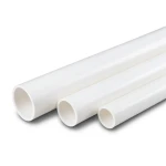 مواسير UPVC جدول 80 قطر خارجي 48.26 مم سمك 5.08 مم أبيض