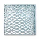 Galvanized Steel Expanded Metal Mesh  [Mazyoon] Thickness 3.8 mm Width 1.22 M Length 2 M | Bait Al Tatawor Company