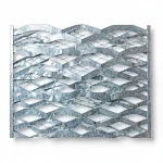 Galvanized Steel Expanded Metal Mesh  [Mazyoon] Thickness 3.8 mm Width 1.22 M Length 2 M | Bait Al Tatawor Company