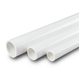 مواسير UPVC جدول 80 مقاس 0.75 أنش قطر خارجي 26.67 مم سمك 3.91 مم أبيض