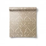 Italian patterned wallpaper, size 10 m x  0.73m, light brown color, model 56850  