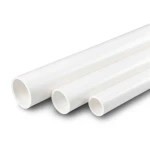 مواسير UPVC جدول 80 قطر خارجي 48.26 مم سمك 5.08 مم أبيض