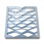 Galvanized Steel Expanded Metal Mesh  [Mazyoon] Thickness 3.8 mm Width 1.22 meter Length 4 meter | Bait Al Tatawor Company