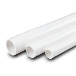 أنابيب UPVC جدول 80 مقاس 3 أنش، قطر خارجي 88.90 مم، سمك 7.62 مم، أبيض