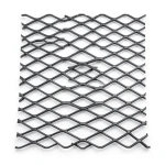 Hot Rolled Black Steel Expanded Metal Mesh Khaleeji 3.8 mm Thickness 1.22 m Width 5 m Length