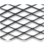 Hot Rolled Black Steel Expanded Metal Mesh Khaleeji 3 mm Thickness 1.22m Width 5m Length