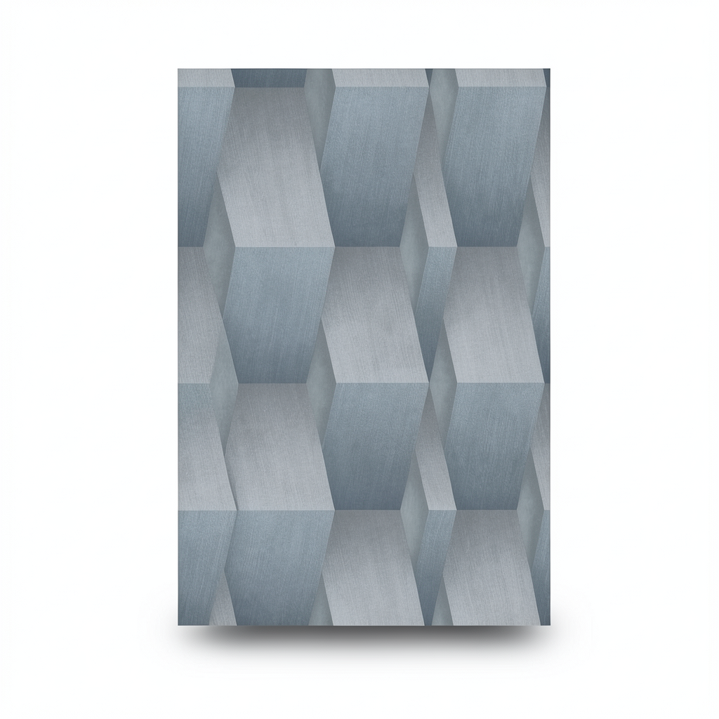 German Geometric Wallpaper 10m x 0.53m Gray, Model 10046-08