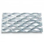 Galvanized Steel Expanded Metal Mesh  [Mazyoon] Thickness 3.8 mm Width 1.22 M Length 6 meter | Bait Al Tatawor Factory