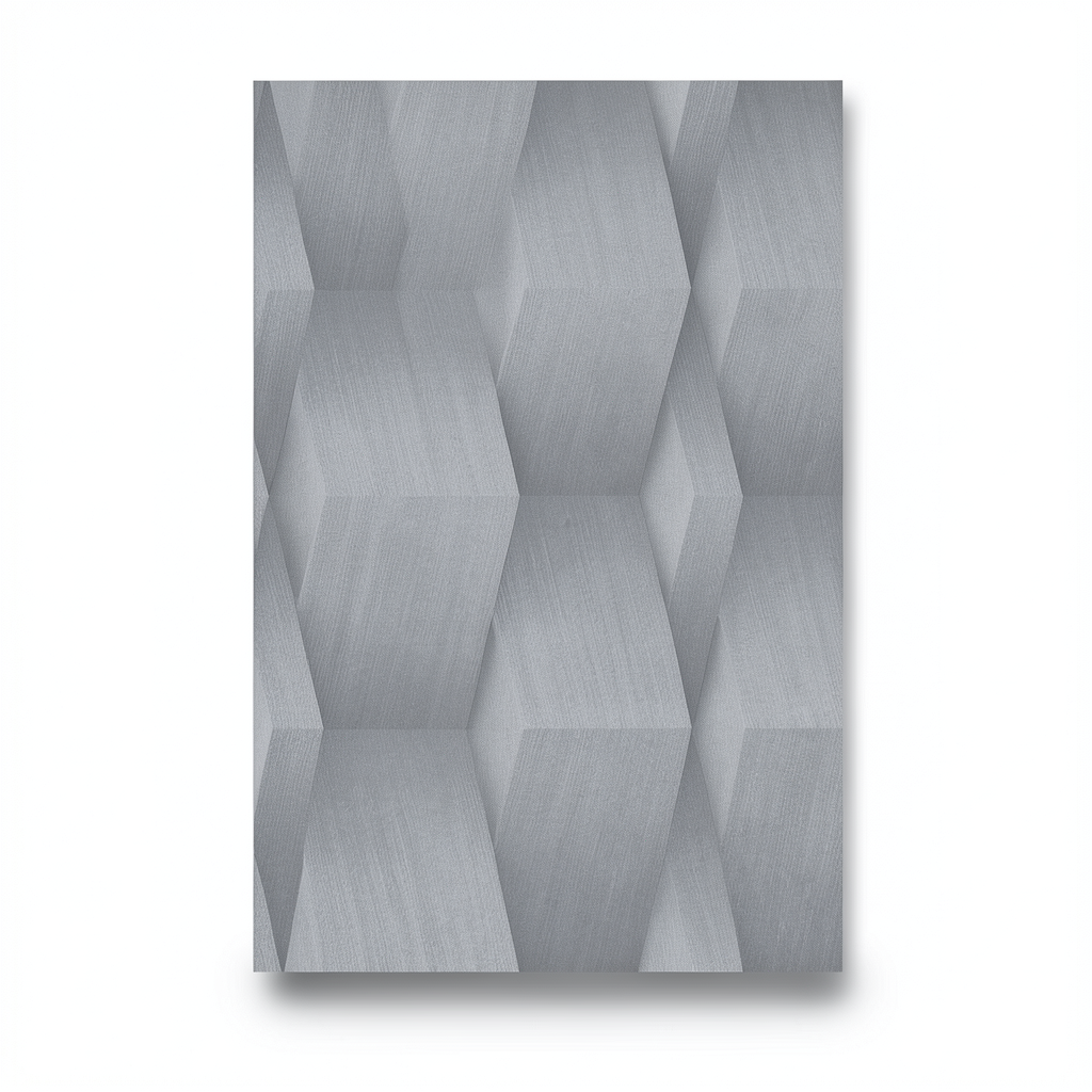 German Geometric Wall Covering 10m x 0.53m Gray, Model 10046-10