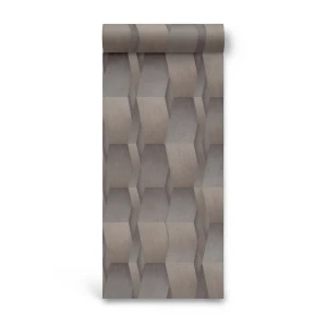 Geometric Wall Decoration 10m x 0.53m Brown Color, Model 10046-30