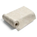 Italian Wallpaper Classic Design Beige Color, 10m x 1.06m, Model 38028