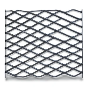 Hot Rolled Black Steel Expanded Metal Mesh 3.8 mm Thickness 1.22 m Width 1 m Length