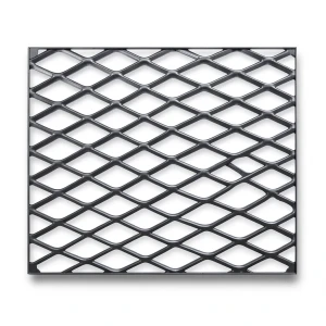 Hot Rolled Black Steel Expanded Metal Mesh Khaleeji 3.8 mm Thickness 1.22 m Width 2 m Length