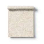 Wall Decoration Patterned Design 10 m x 1.06 m Beige, Model 81444