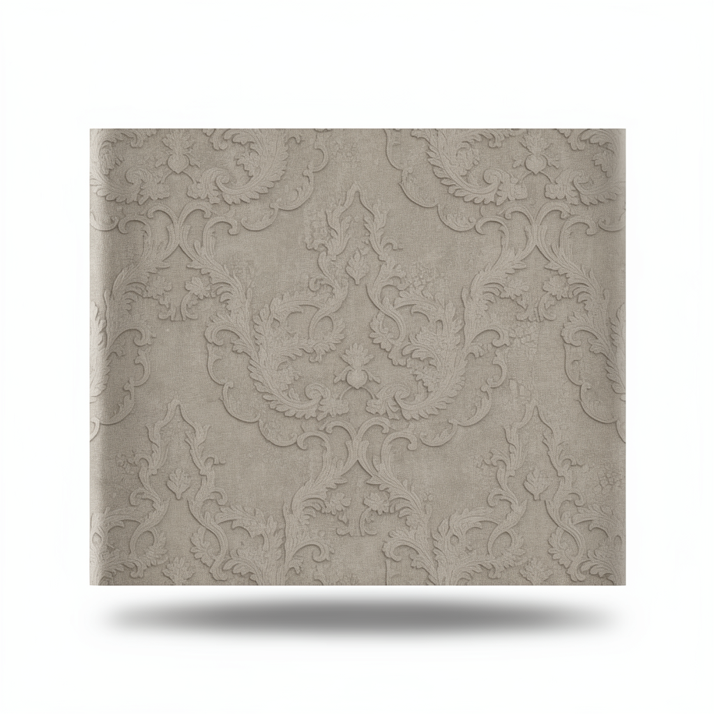 Classic Wallpaper Dark Beige Color, 10m Length, 1.06m Width, Model 81803