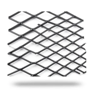 Hot Rolled Black Steel Expanded Metal Mesh Khaleeji 3.8 mm Thickness 1.22 m Width 5 m Length