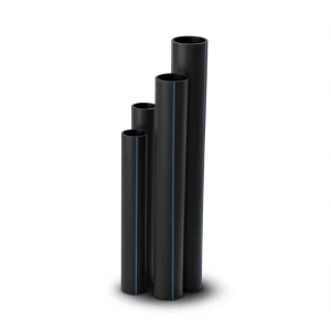 أنابيب HDPE ضغط 20 بار قطر خارجي 250 مم سمك 41.6 مم لون أسود