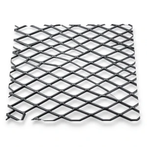 Hot Rolled Black Steel Expanded Metal Mesh Khaleeji 3.8 mm Thickness 1.22m Width 6m Length
