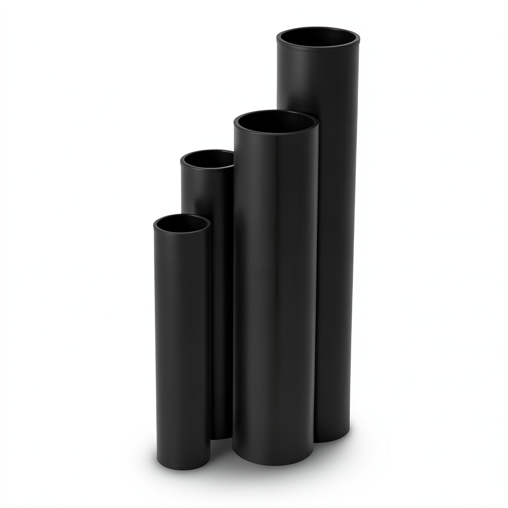 HDPE Pipes SDR 5 Outside Diameter 25 mm Thickness 5.1 mm Black