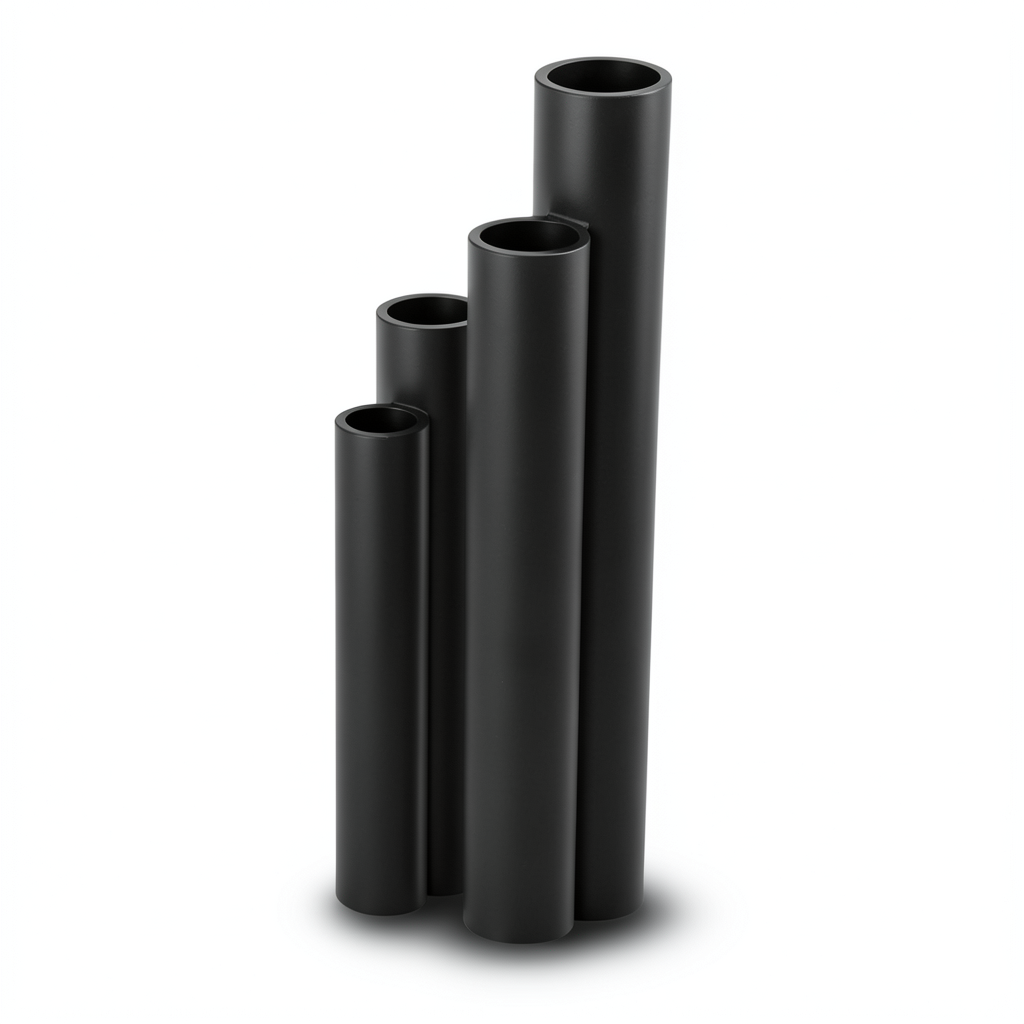 مواسير HDPE SDR 5 قطر خارجي 12 مم سمك 2.4 مم لون أسود