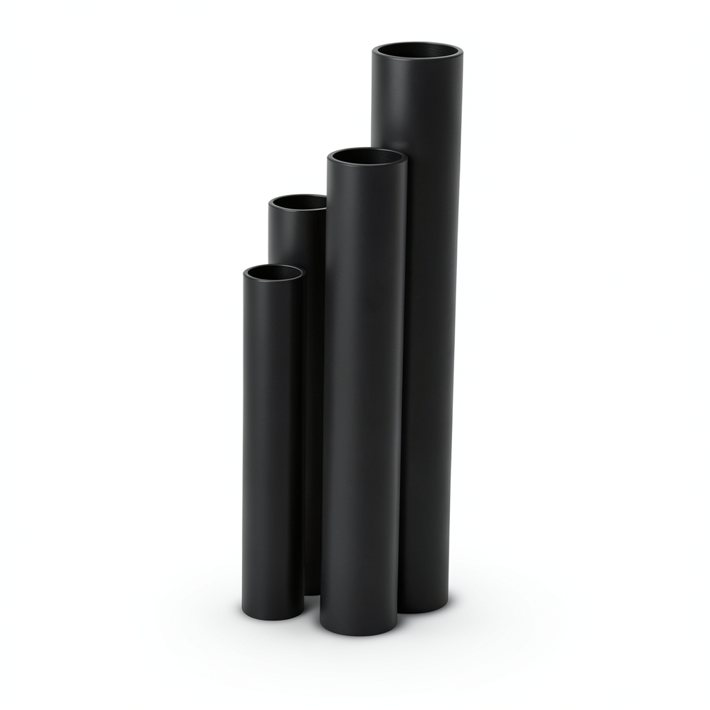 مواسير HDPE SDR 5 قطر خارجي 32 مم سمك 6.5 مم لون أسود