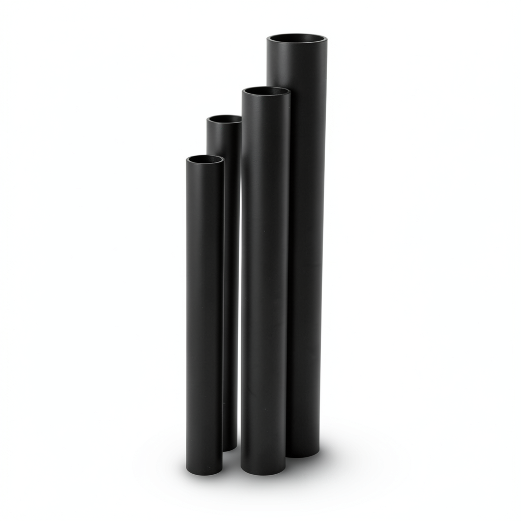 مواسير HDPE SDR 5 قطر خارجي 50 مم سمك 10.1 مم لون أسود