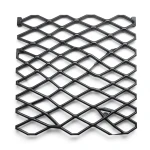 Hot Rolled Black Steel Expanded Metal Mesh Khaleeji 5.8 mm Thick 1.22m Width 3m Length