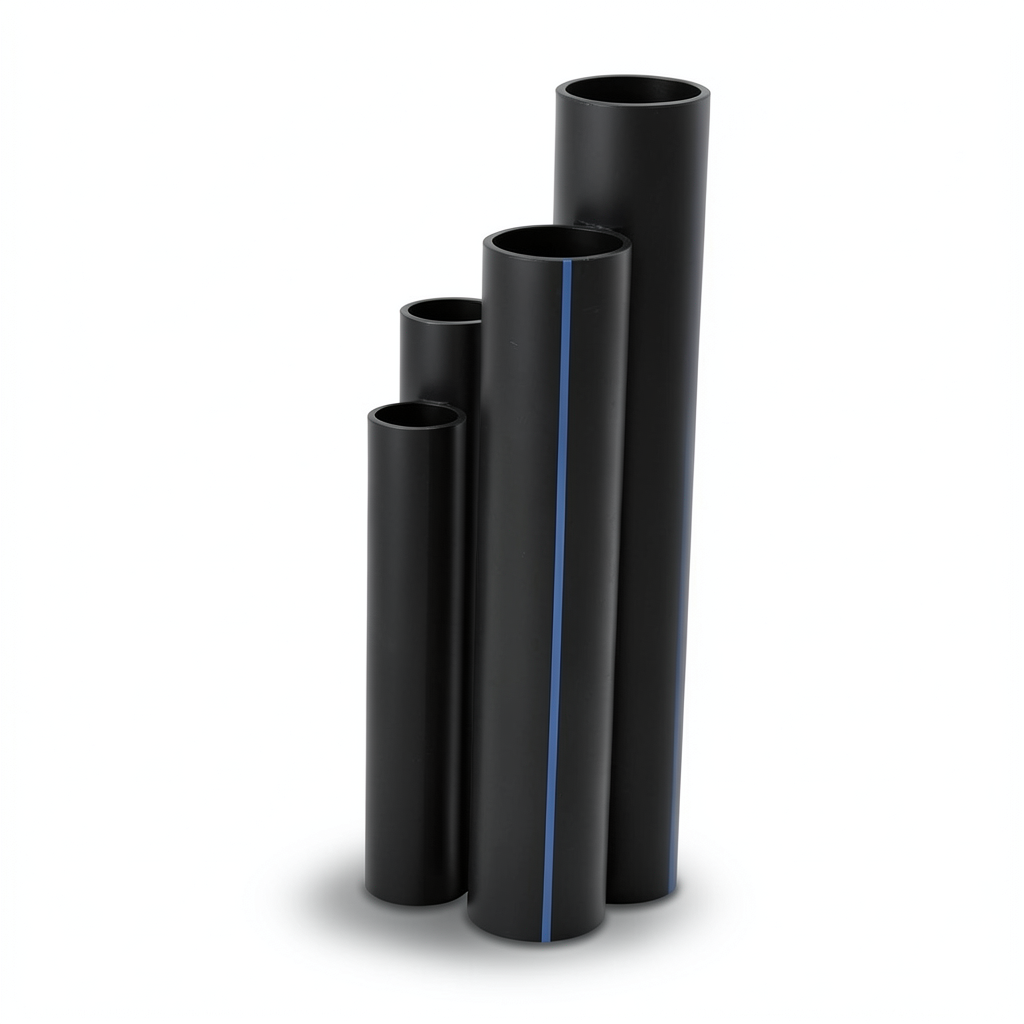 مواسير HDPE SDR 5 قطر خارجي 32 مم سمك 6.5 مم لون أسود