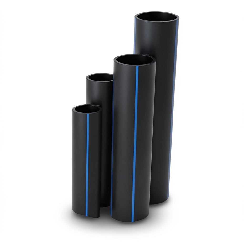 مواسير HDPE SDR 5 قطر خارجي 75 مم سمك 15.1 مم لون أسود