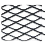 Hot Rolled Black Steel Expanded Metal Mesh 4.8 mm Thickness 1.22 m Width 2 m Length