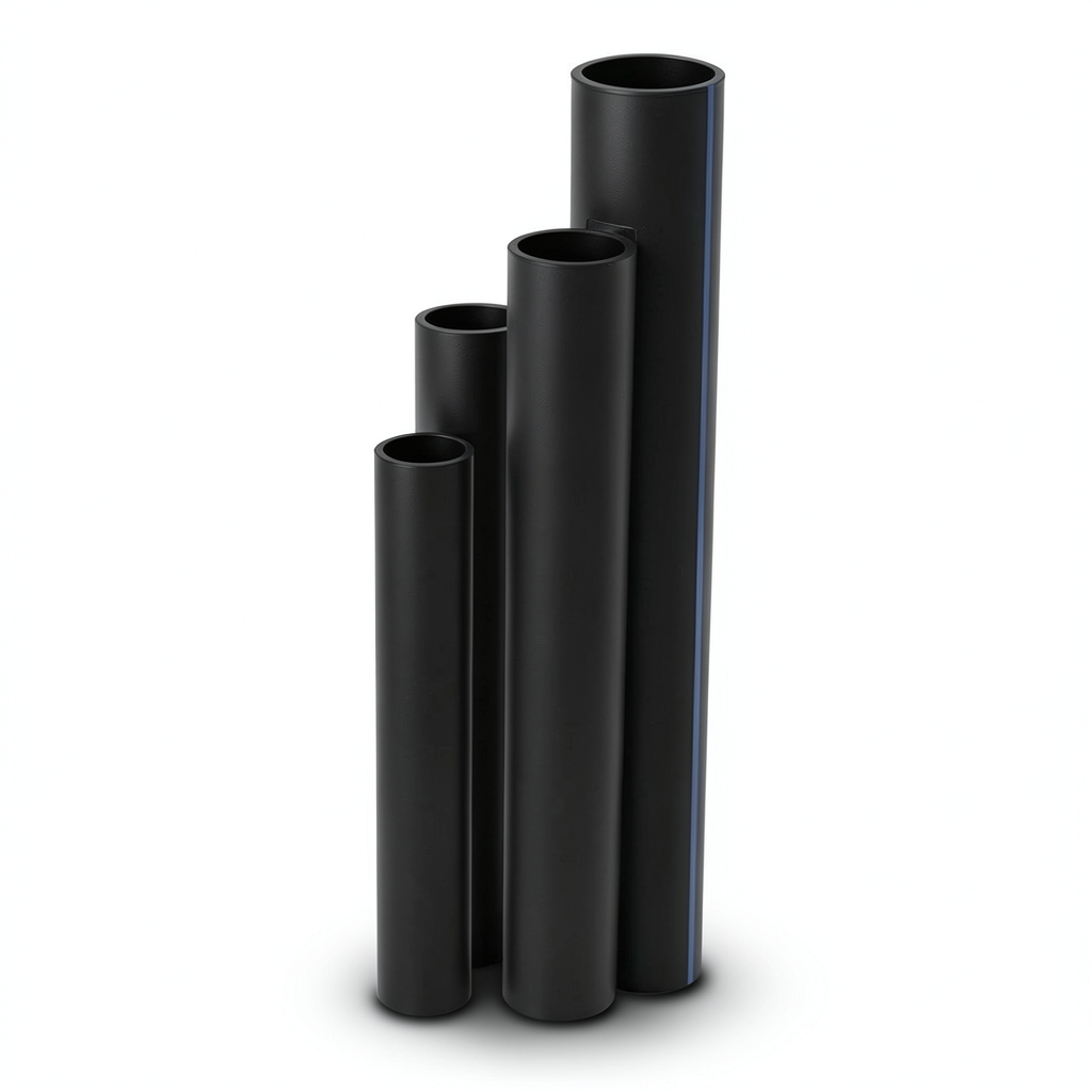 Al-Jawdah HDPE Pipes Nominal Pressure 20 Bar Outside Diameter 280 mm Thickness 46.5 mm Black
