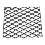 Hot Rolled Black Steel Expanded Metal Mesh 3.8 mm Thickness 1.22 m Width 1 m Length