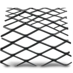 Hot Rolled Black Steel Expanded Metal Mesh Khaleeji 4.8 mm Thickness 1.22 m Width 3 m Length