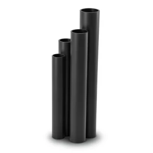 أنابيب HDPE ضغط 20 بار قطر خارجي 400 مم سمك 66.5 مم لون أسود