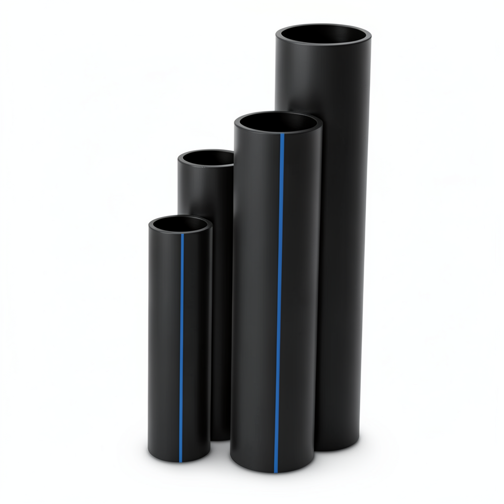HDPE Pipes SDR 33 Outside Diameter 63 mm Thickness 2 mm Black