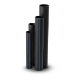 HDPE Pipes 16 Bar Pressure 16 mm Diameter 2.2 mm Thickness Black