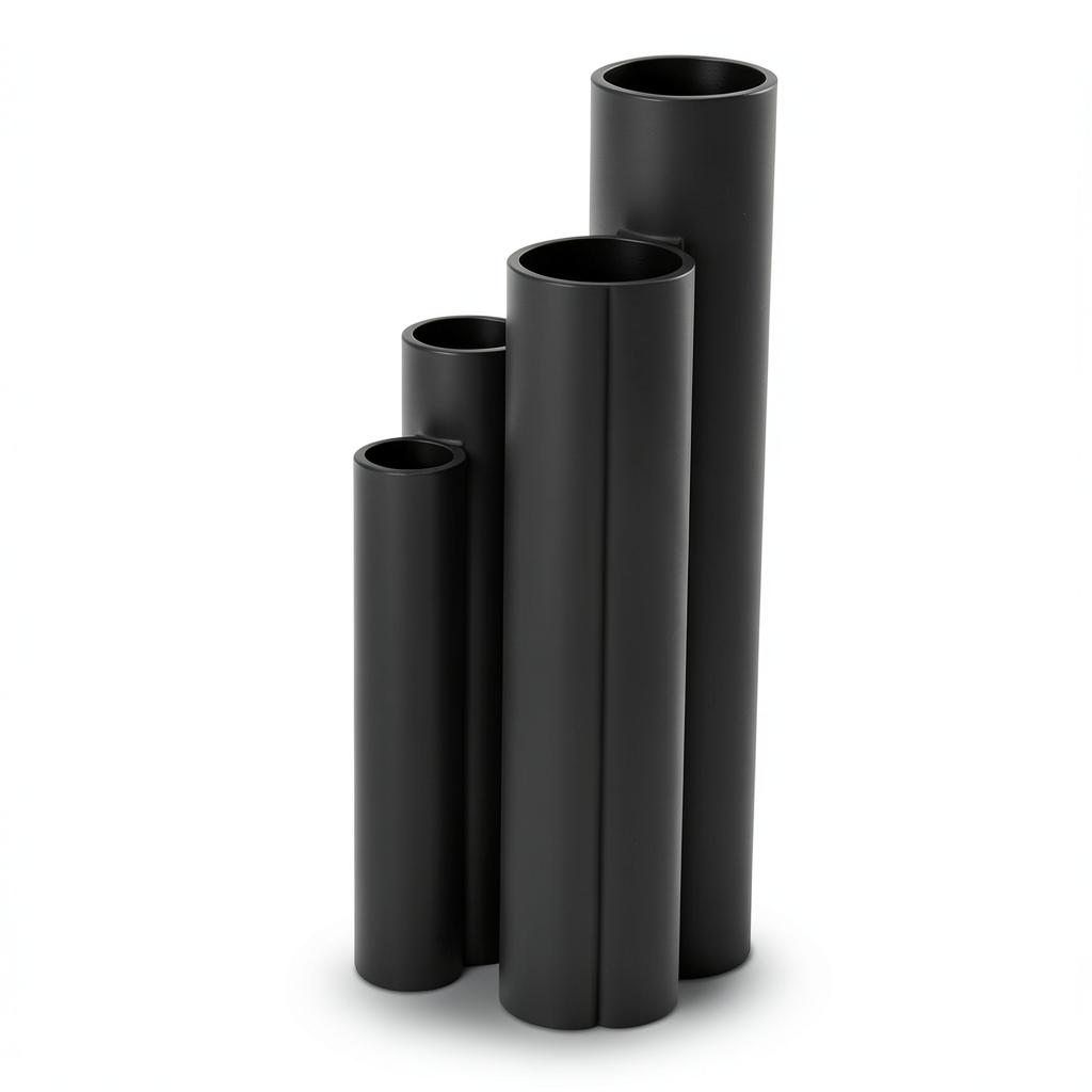 مواسير HDPE ضغط 16 بار قطر خارجي 20 مم سمك 2.8 مم لون أسود