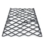 Hot Rolled Black Steel Expanded Metal Mesh Khaleeji 4.8 mm Thickness 1.22 m Width 5 m Length