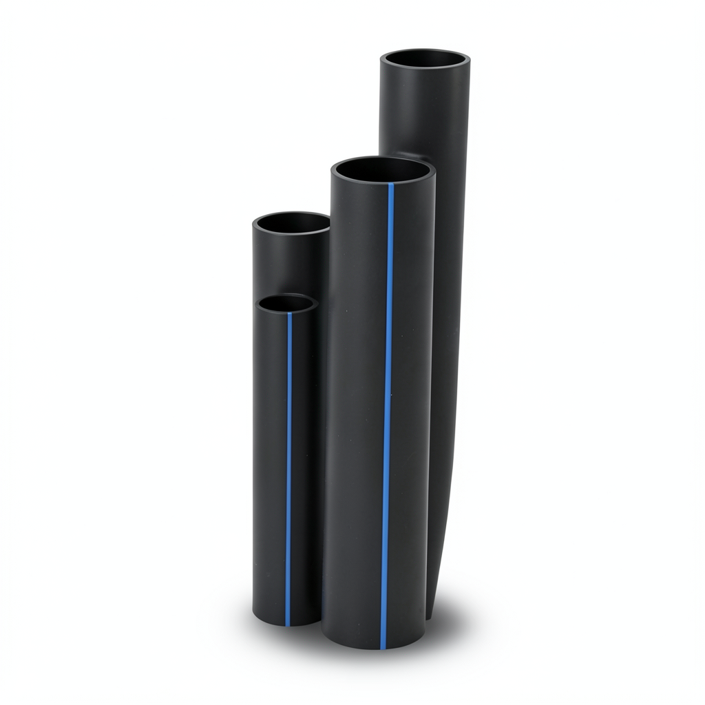 HDPE Pipes Nominal Pressure 16 Bar Outside Diameter 25 mm Thickness 3.5 mm Black