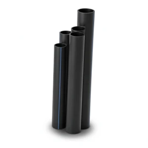 مواسير HDPE الجودة ضغط 16 بار قطر خارجي 32 مم سمك 4.4 مم لون اسود