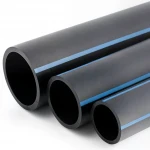 مواسير HDPE الوطني لشبكات المياه  ضغط 6 بار قطر خارجي 225 مم سمك 5.5 مم لون اسود