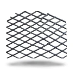 Hot Rolled Black Steel Expanded Metal Mesh Khaleeji 5.8 mm Thickness 1.22 m Width 1 m Length