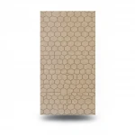 Geometric wall decoration, light brown color, length 10 m, width 0.73 m, model 45130  