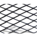 Hot Rolled Black Steel Expanded Metal Mesh Khaleeji 5.8 mm Thickness 1.22m Width 2m Length
